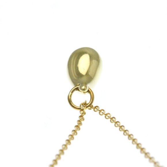 TIFFANY 18k Gold Teardrop Necklace - Picture 5 of 11